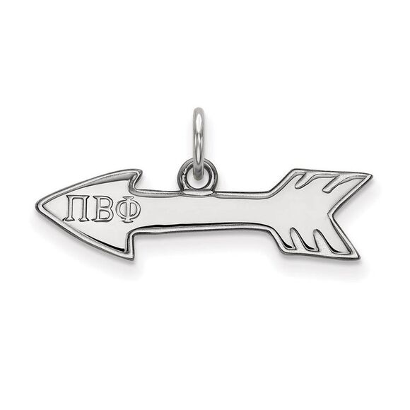 Sterling Silver Pi Beta Phi XS (Tiny) Charm or Pendant - Picture 1 of 4